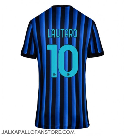 Inter Milan Lautaro Martinez #10 Kotipaita Naisten 2025-26 Lyhythihainen Inter Milan Lautaro Martinez #10 Kotipaita Naisten 2025-26 Lyhythihainen